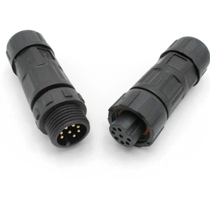 M12 Wire To Wire Waterproof Connector